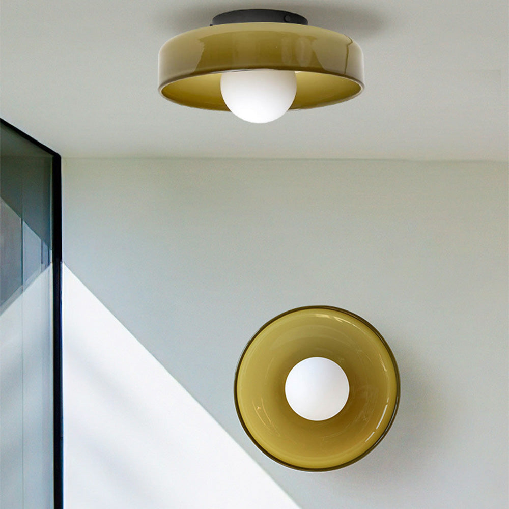 Modern Round LED Ceiling Light – Sleek Minimalist Design, Dimmable Indoor Lighting for Living Room, Bedroom, or Kitchen