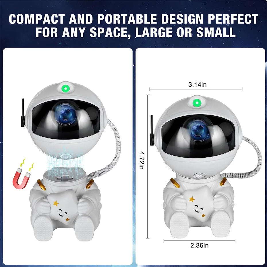 Astronaut Galaxy Projector - Create a Mesmerizing Starry Sky Atmosphere for Relaxation and Meditation
