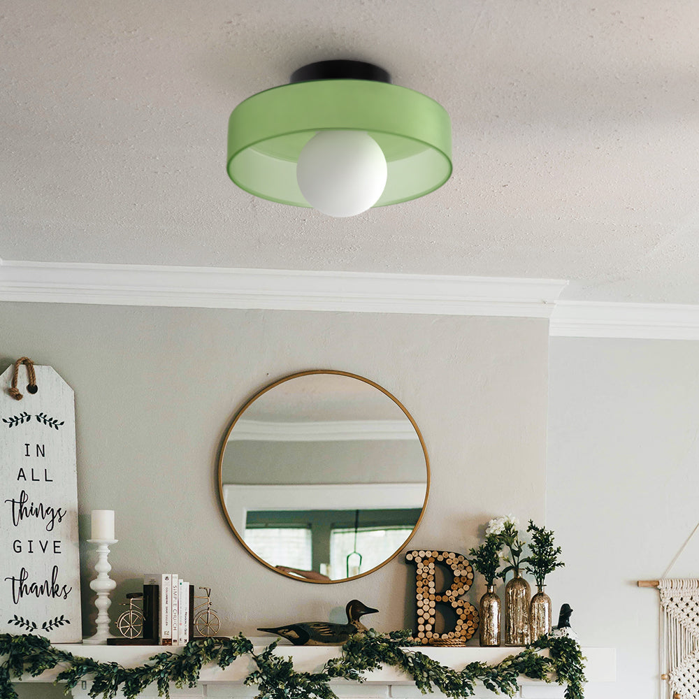 Modern Round LED Ceiling Light – Sleek Minimalist Design, Dimmable Indoor Lighting for Living Room, Bedroom, or Kitchen