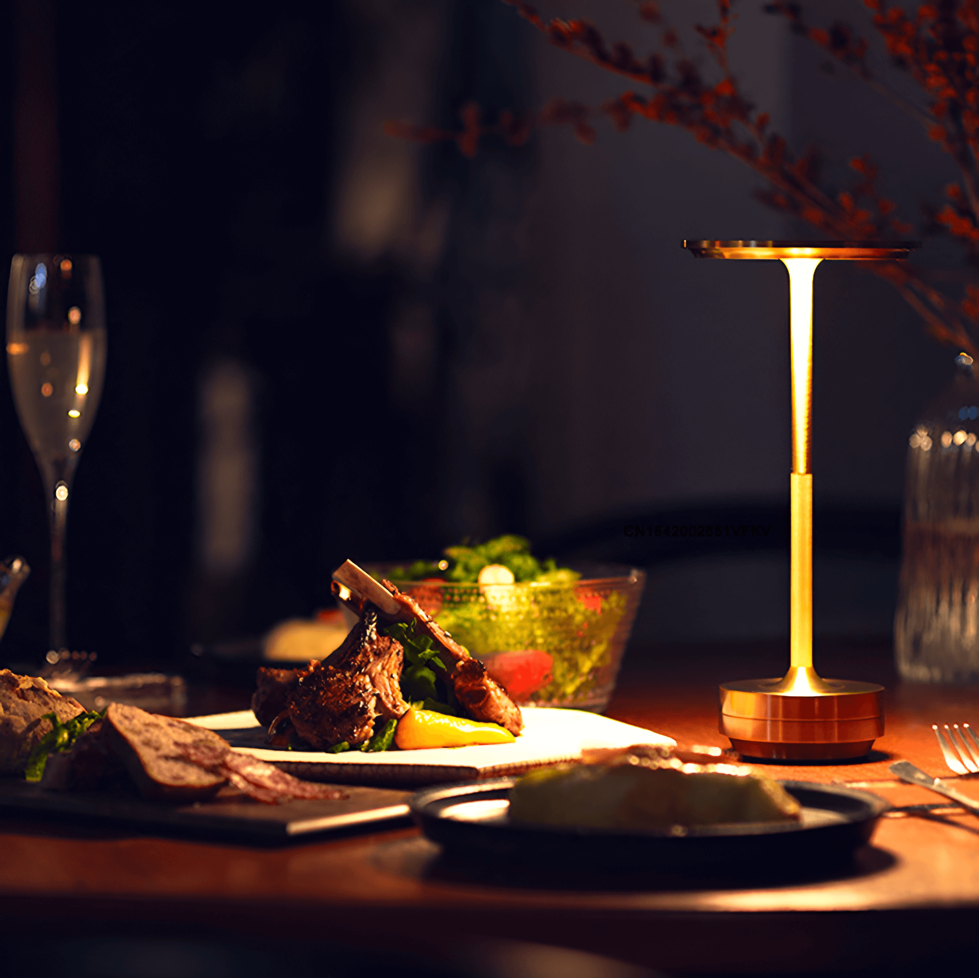 AmbiGlow Wireless Rechargeable LED Mood Lamp | Elegant Portable Lighting for Any Space