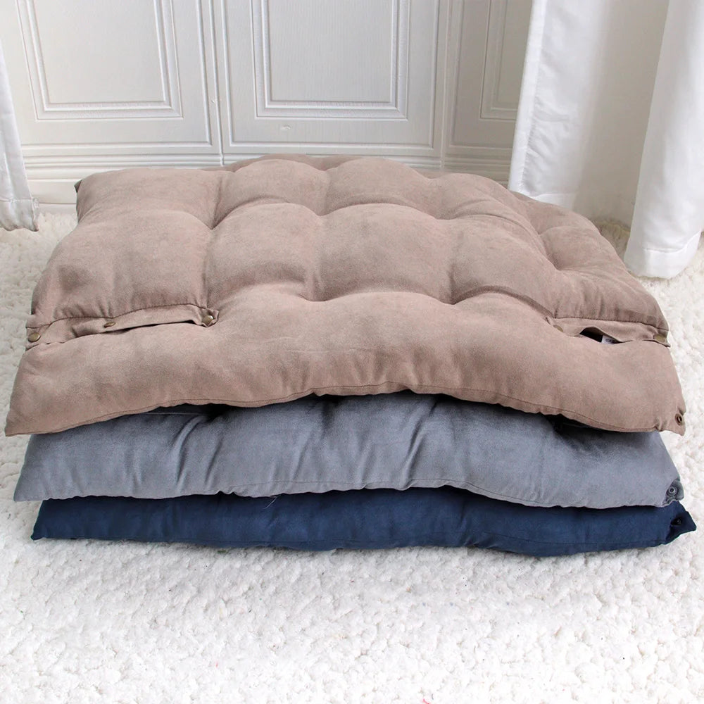 Soft and Warm Dog Bed - Washable Pet Cushion for Ultimate Comfort (Gray)