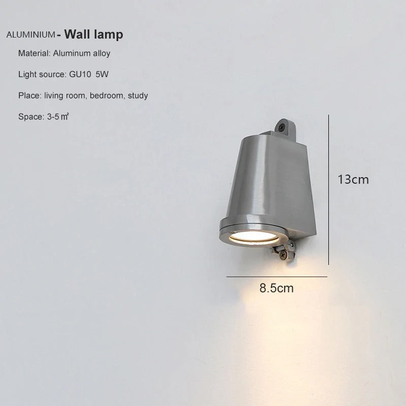 Modern Outdoor Wall Lamp – Weatherproof LED Exterior Wall Light, Energy-Efficient Outdoor Wall Sconce for Courtyards and Balconies