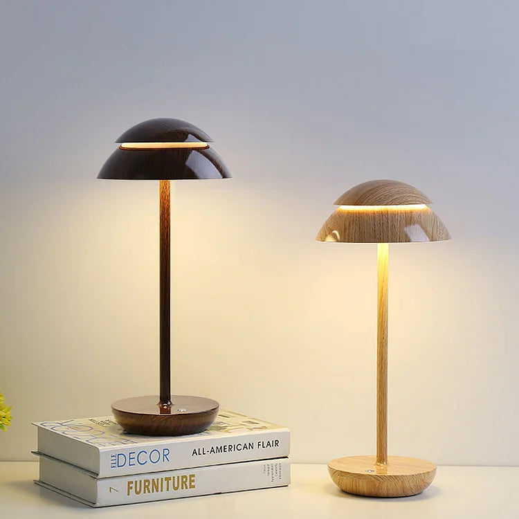 Cordless Dimmable Table Lamp with 4000 mAh Battery – Scandinavian Style Bedside Lamp for Warm Ambiance-3