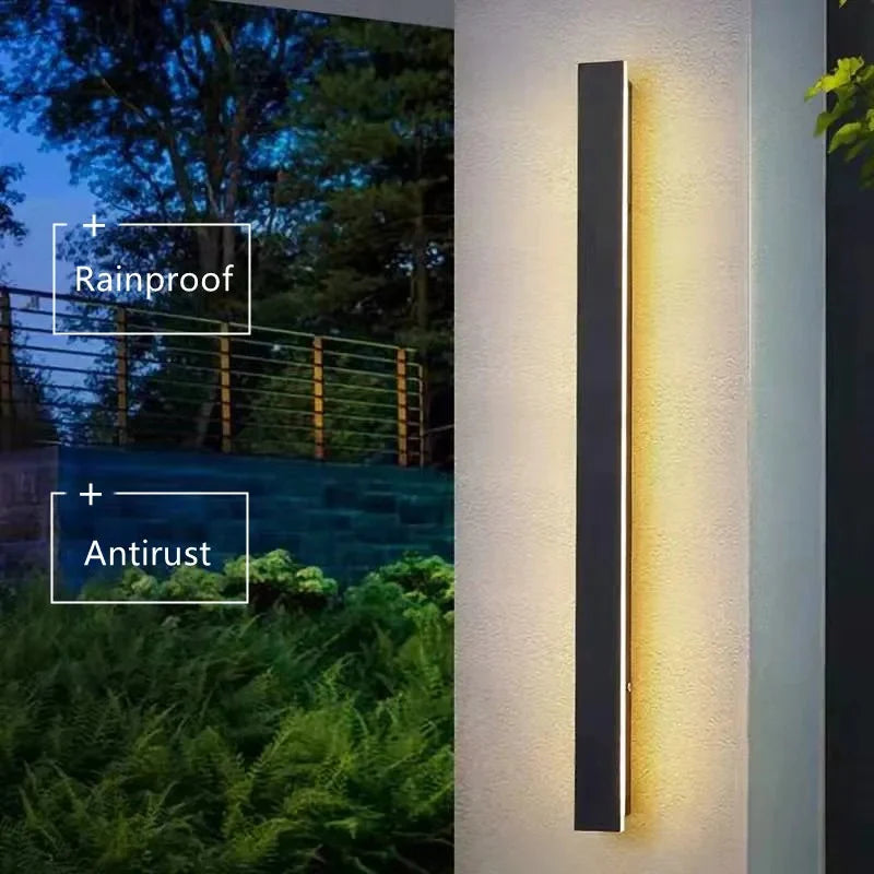 Modern Waterproof Outdoor Wall Lamp – IP65 Aluminum Exterior Wall Sconce with Dimmable LED Lighting