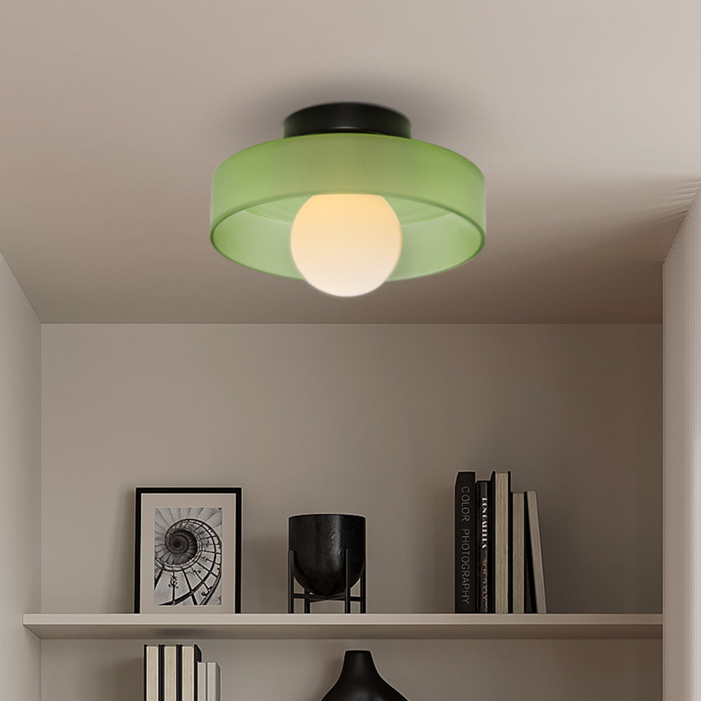 Modern Round LED Ceiling Light – Sleek Minimalist Design, Dimmable Indoor Lighting for Living Room, Bedroom, or Kitchen