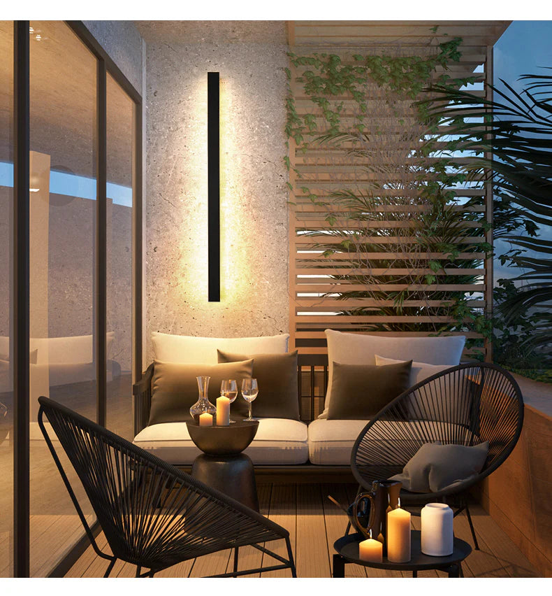 Modern Waterproof Outdoor Wall Lamp – IP65 Aluminum Exterior Wall Sconce with Dimmable LED Lighting