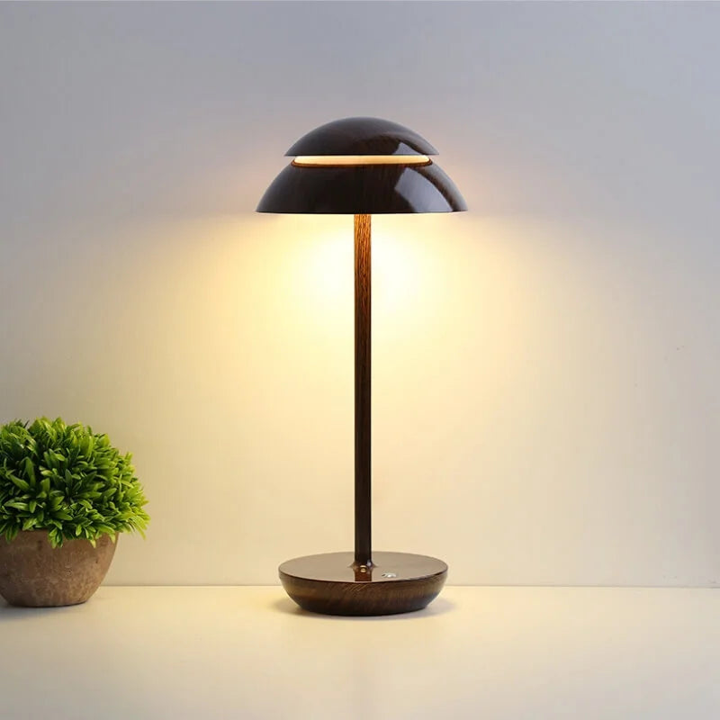 Cordless Dimmable Table Lamp with 4000 mAh Battery – Scandinavian Style Bedside Lamp for Warm Ambiance-4