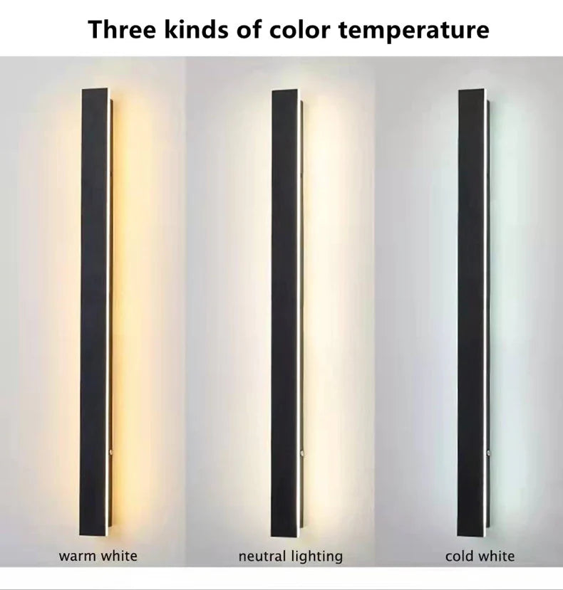 Modern Waterproof Outdoor Wall Lamp – IP65 Aluminum Exterior Wall Sconce with Dimmable LED Lighting