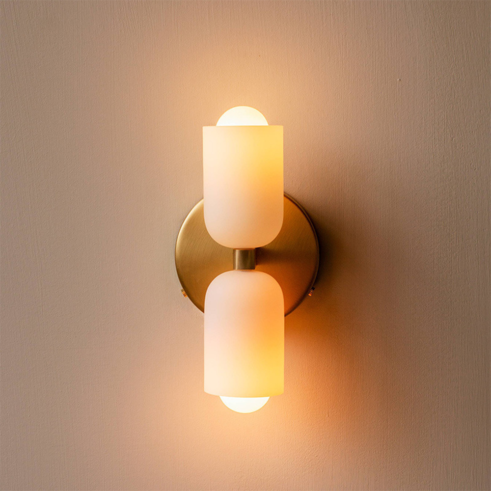 Elegant Acrylic Up-Down Wall Light – Modern LED Wall Sconce, Dimmable Warm White Light