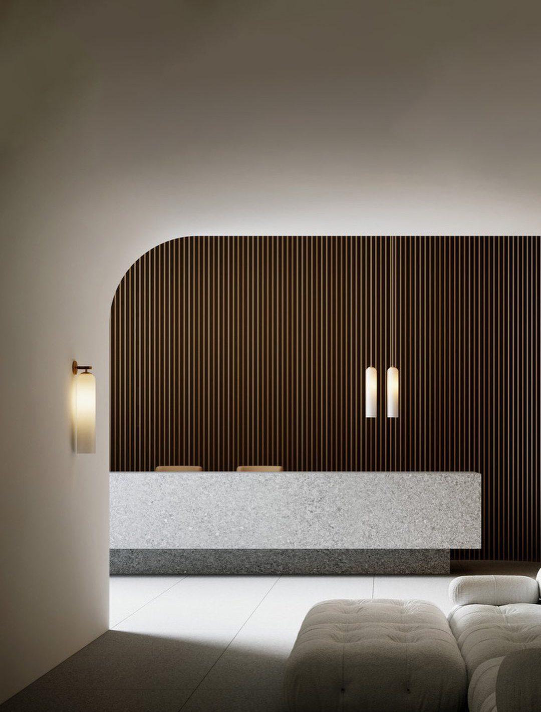 Elegant Glass Wall Sconce Lighting – Modern Design for Warm Ambiance in Living Room, Bedroom, or Hallway