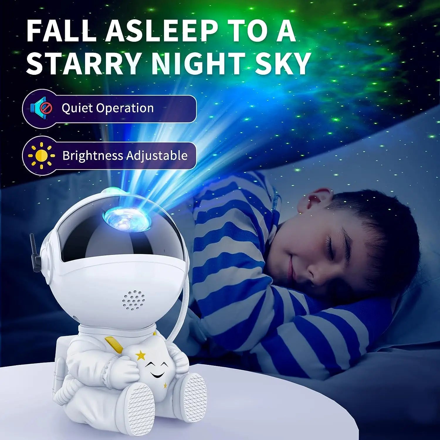 Astronaut Galaxy Projector - Create a Mesmerizing Starry Sky Atmosphere for Relaxation and Meditation 3