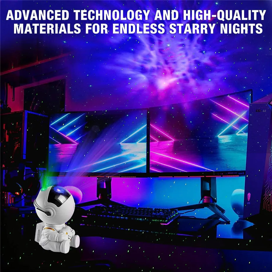 Astronaut Galaxy Projector - Create a Mesmerizing Starry Sky Atmosphere for Relaxation and Meditation 5