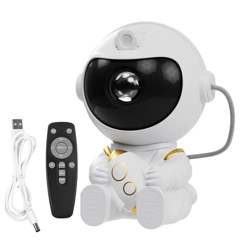 Astronaut LED Night Light Galaxy Projector with Bluetooth Speaker for Kids' Rooms 9