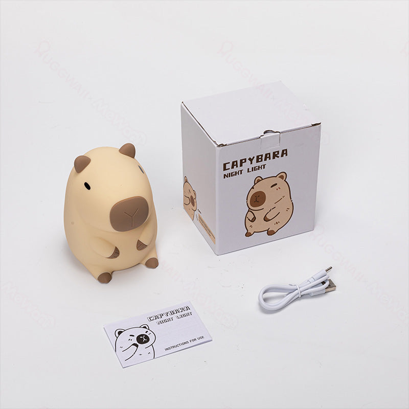Capybara LED Night Light - Soft, Adjustable Glow for Relaxation and Comfort
