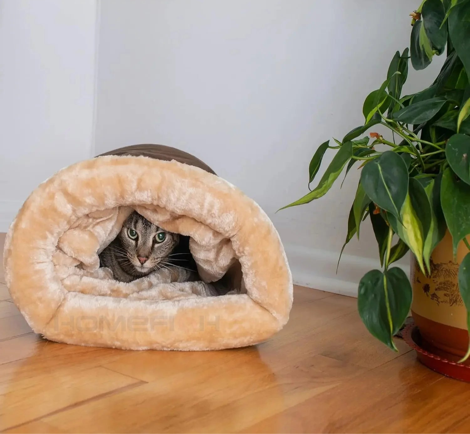 Cat Bed - Sleeping Bag - Warm Semi-Enclosed Nest for Small & Medium Pets, Soft & Washable, Ideal for Autumn & Winter