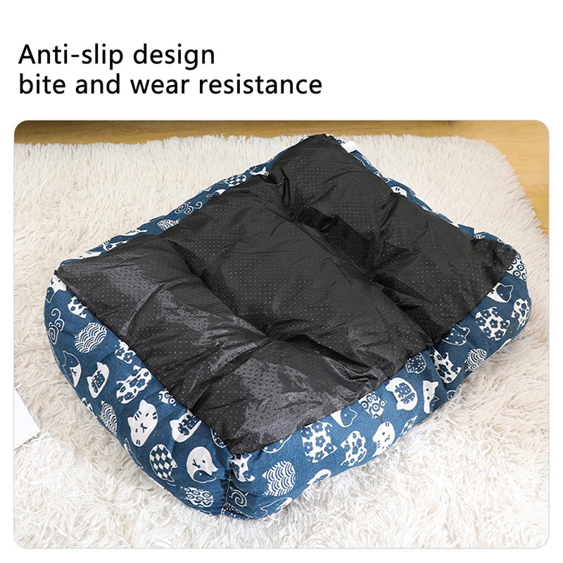 Large Dog Bed - Breathable Fabric with Anti-Slip Design for Ultimate Comfort and Support