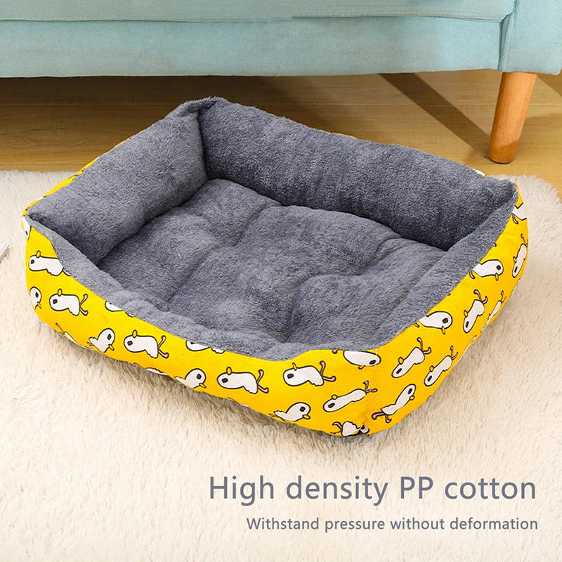Large Dog Bed - Breathable Fabric with Anti-Slip Design for Ultimate Comfort and Support