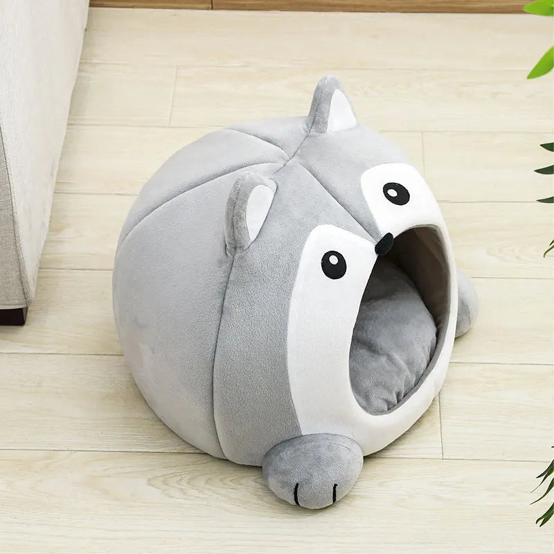 Cozy Soft Cat Bed for Kittens and Small Dogs - Comfortable, Portable, Easy to Clean Lounger