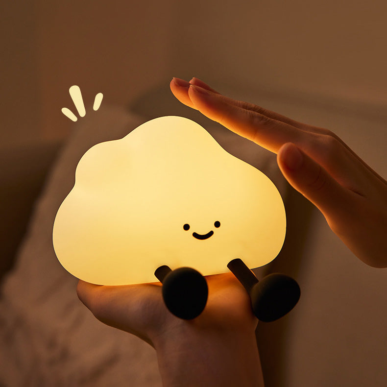 Cute Cloud Silicone Night Light - Soft Glow for Cozy Spaces, Perfect for Bedrooms and Nurseries