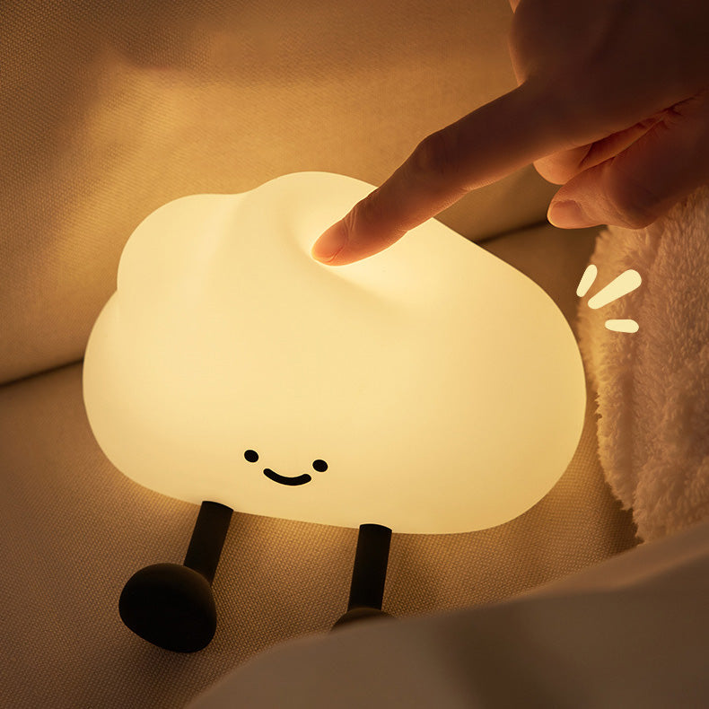 Cute Cloud Silicone Night Light - Soft Glow for Cozy Spaces, Perfect for Bedrooms and Nurseries