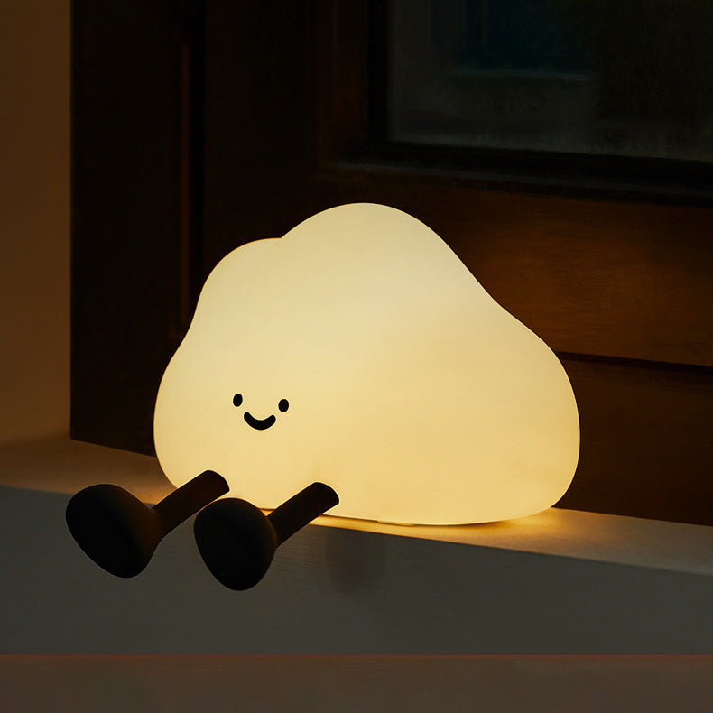 Cute Cloud Silicone Night Light - Soft Glow for Cozy Spaces, Perfect for Bedrooms and Nurseries