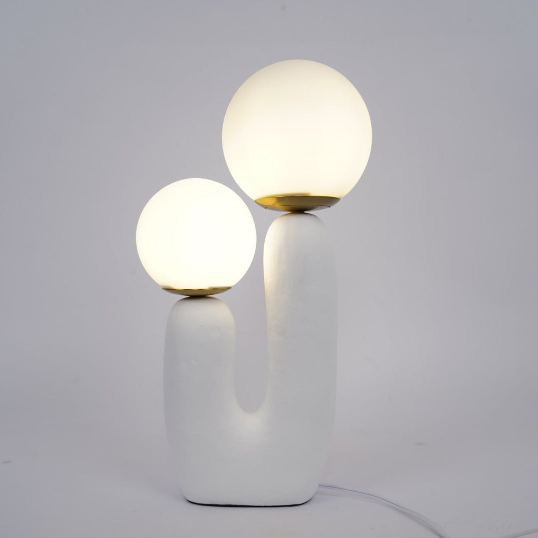 Arden Resin Table Lamp – Nordic Style Illumination