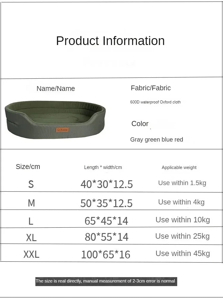 Fluffy Large Dog Bed - Comfortable Outdoor & Indoor Cushion for Medium to Large Dogs