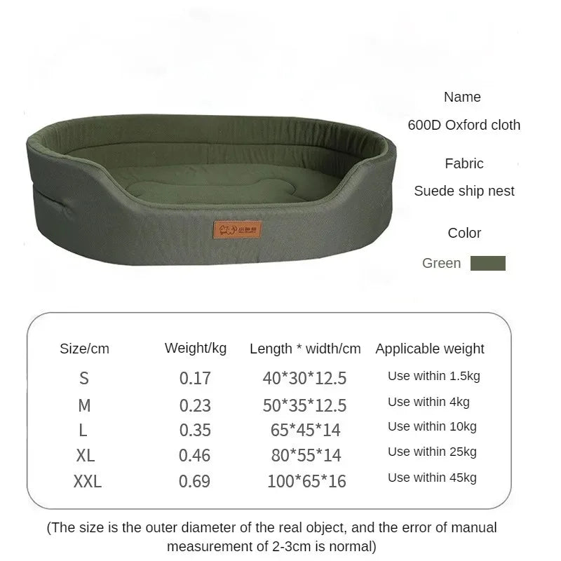 Fluffy Large Dog Bed - Comfortable Outdoor & Indoor Cushion for Medium to Large Dogs
