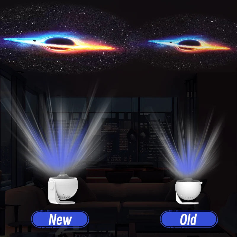 Galaxy Projector Pro Night Light - 360° Rotating Planetarium Lamp for Kids' Bedroom with 12 Display Scenarios 5