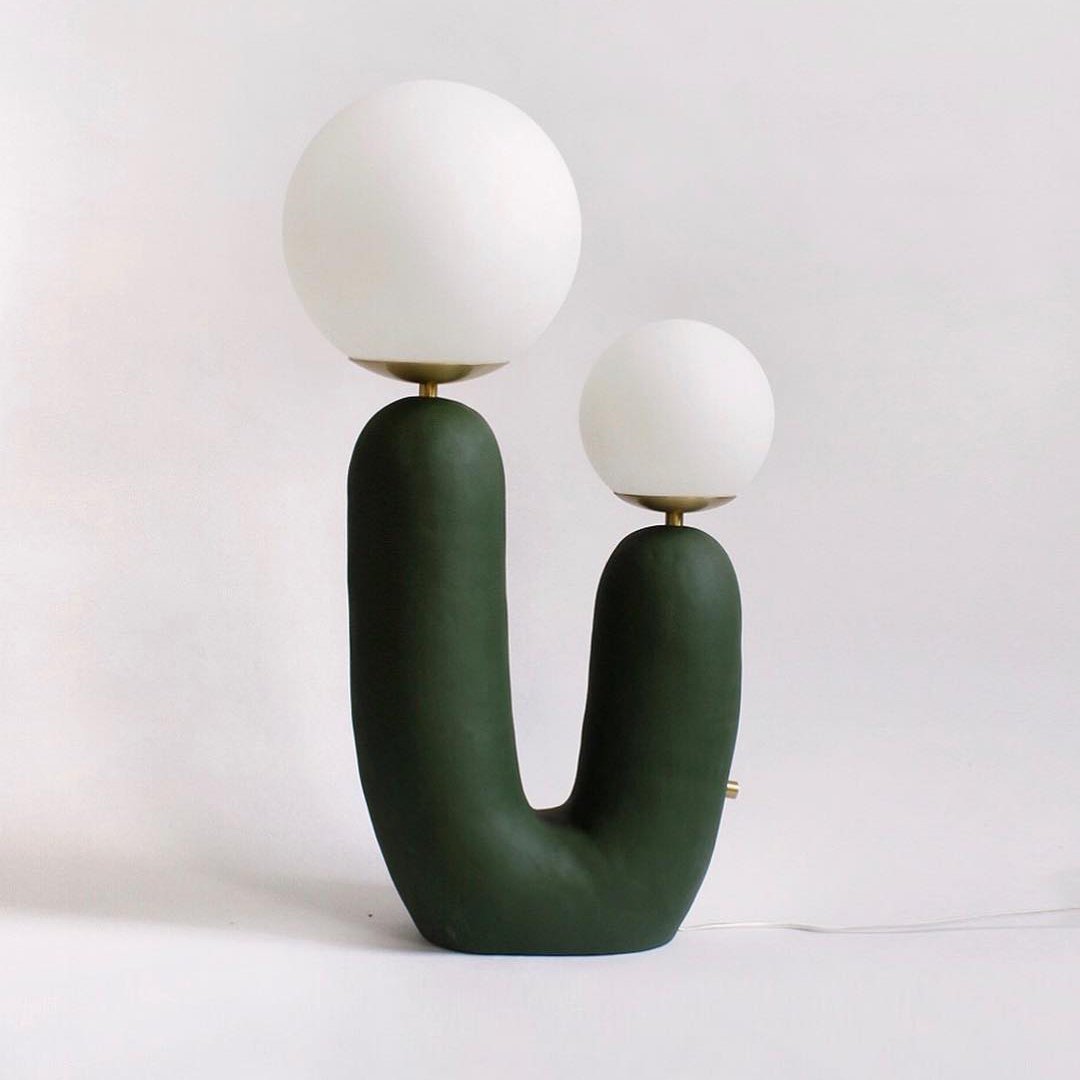 Arden Resin Table Lamp – Nordic Style Illumination