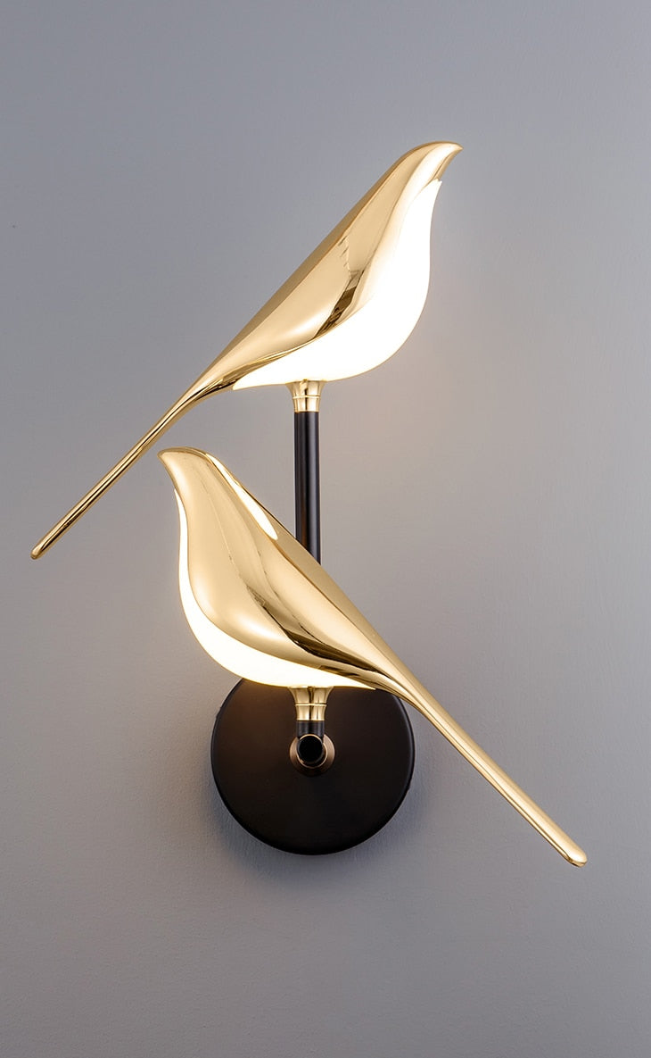BirdGlow | Modern Wall Light Shaped Like Birds - Elegant LED Home Decor