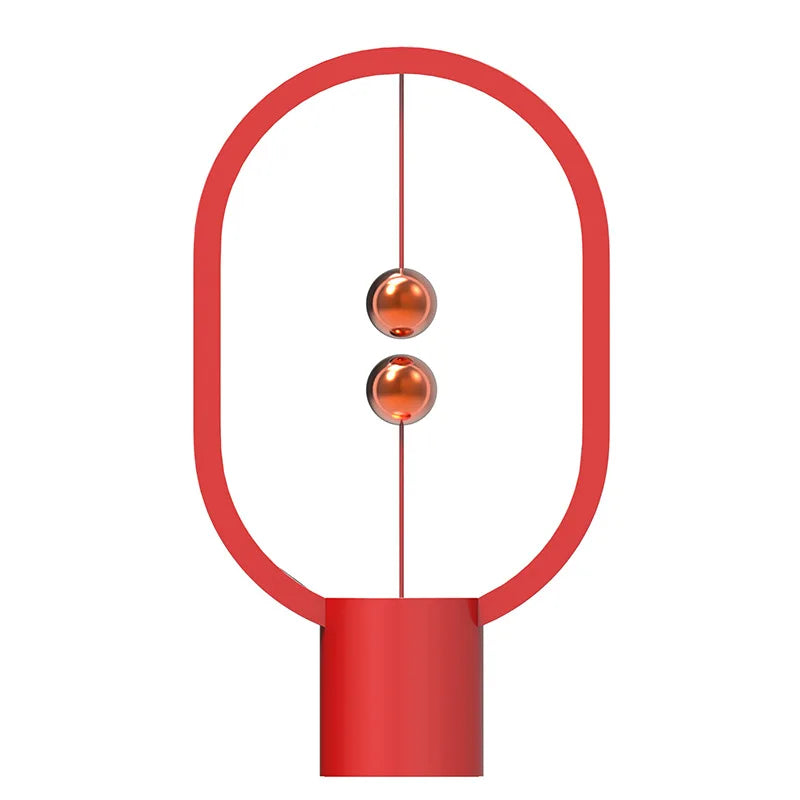 Variant image for USB Powered Mini Balance LED Table Lamp – Unique Magnetic Touch Dimming Design, Warm White Light, Modern Home Decor-2