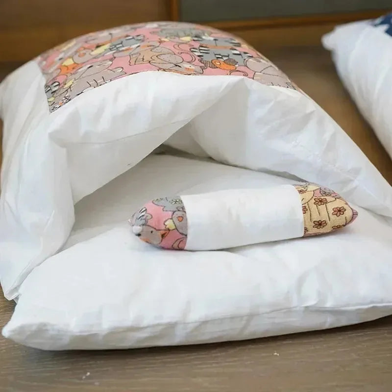 Cat Cave Bed - Cozy Removable Cat Bed for Comfort and Security, Ideal for Adult Cats and Small Dogs