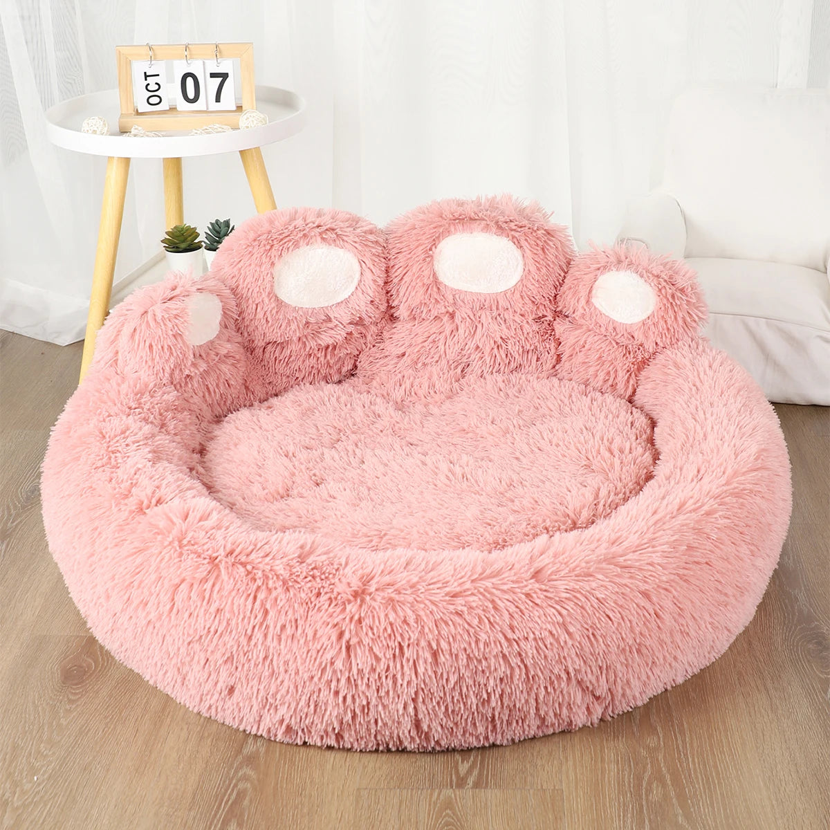 Fluffy Dog Bed for Ultimate Comfort and Support - Soft, Non-Slip, Machine Washable, Ideal for Large Dogs and Cats