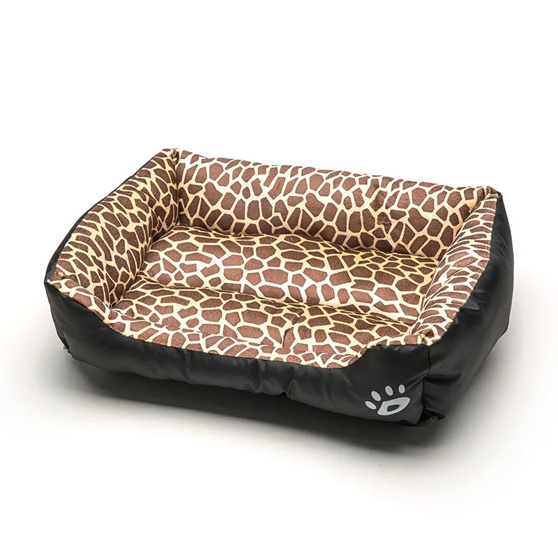 Large Washable Dog Bed - Plush Waterproof Mattress for Comfort in All Seasons
