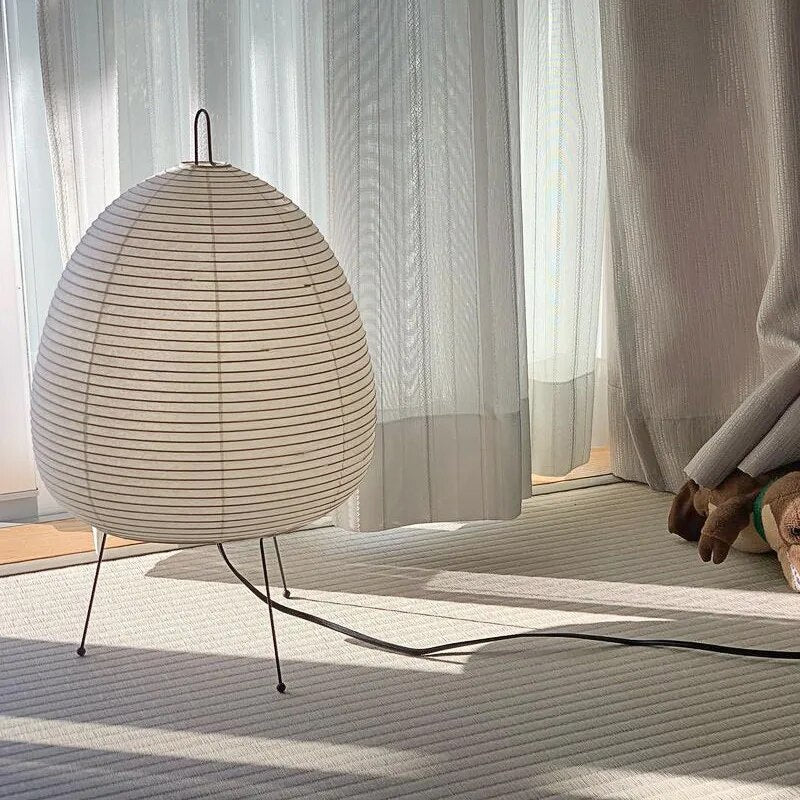 Japanese Rice Paper Lamp – Handcrafted Shoji Style