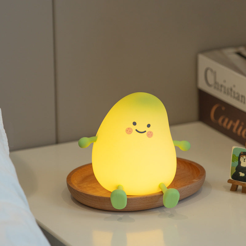 Mango LED Night Light - Soft Glow for Stress Relief and Relaxation, Cute Design for Bedrooms and Nurseries 3