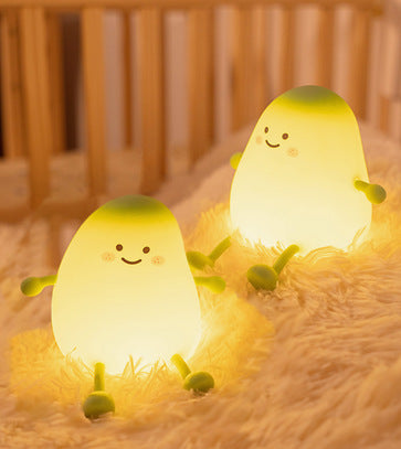 Mango LED Night Light - Soft Glow for Stress Relief and Relaxation, Cute Design for Bedrooms and Nurseries 4