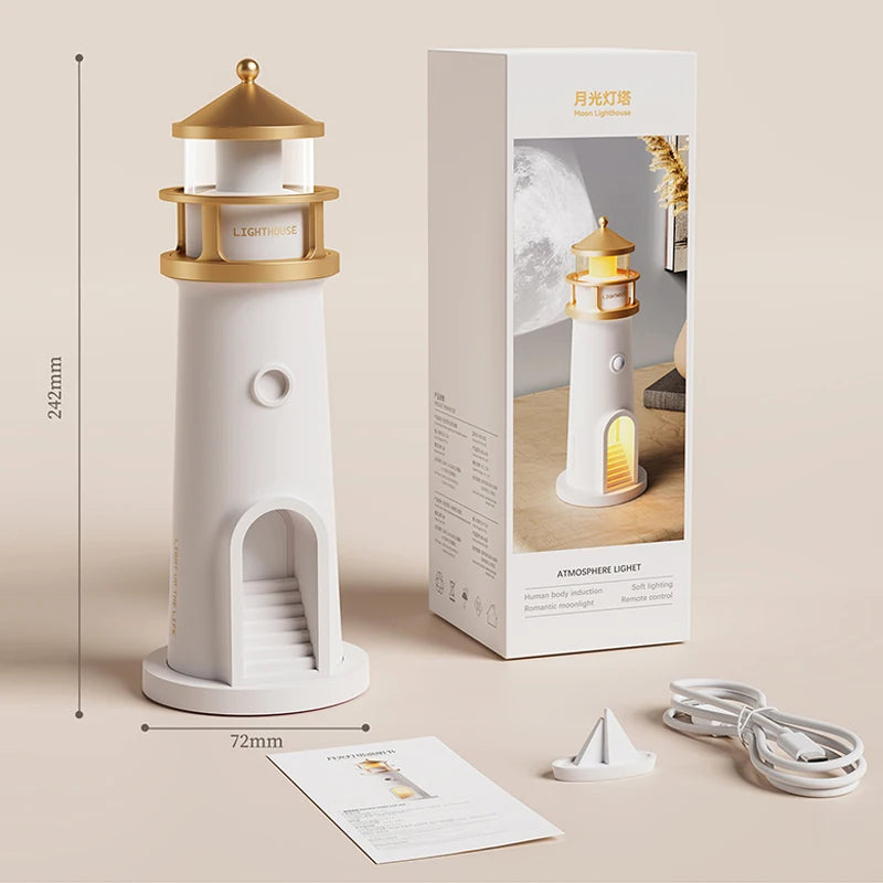 Moon Lamp Projection Night Light With Bluetooth Speaker & Remote Control for Relaxation and Ambiance 5