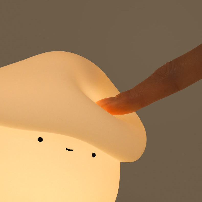 Mushroom LED Night Light - Soft Glow for Cozy Ambiance, Safe and Rechargeable Design