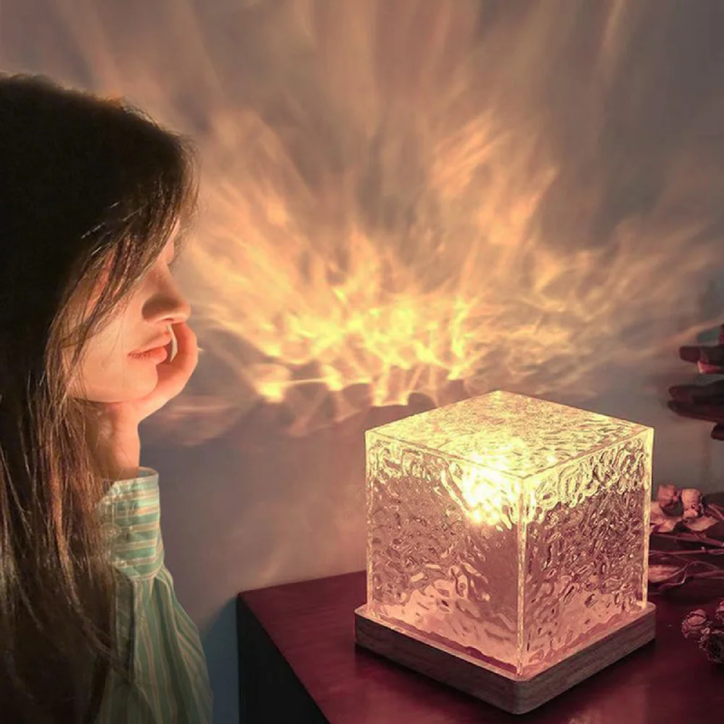 Night Light Projector with Mesmerizing Wave Effects – Soothing LED Lamp for Relaxation and Tranquil Ambiance