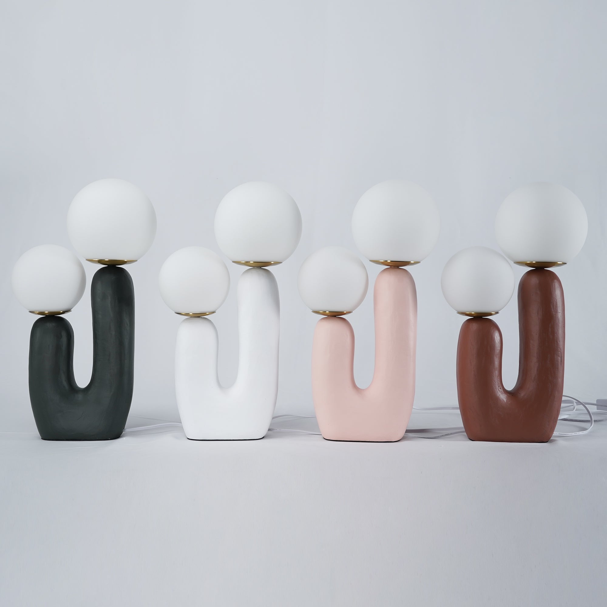 Arden Resin Table Lamp – Nordic Style Illumination