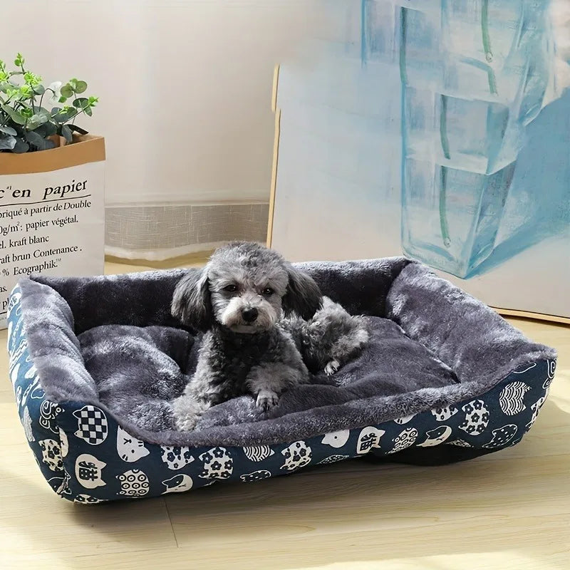 Premium Large Dog Bed - Comfortable & Durable Pet Bed for Dogs and Cats, Easy to Clean