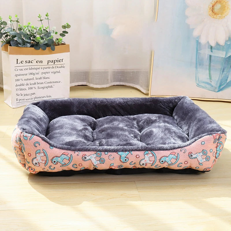 Premium Large Dog Bed - Comfortable & Durable Pet Bed for Dogs and Cats, Easy to Clean