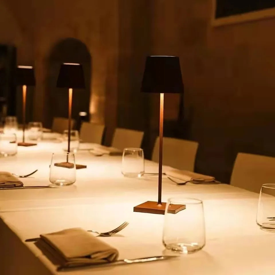 Dimmable LED Table Lamp with USB Charging – Cordless Aluminum Alloy Design for Home and Office-6