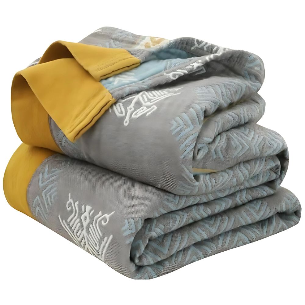 Reversible Cotton Throw Blanket – Lightweight, Soft, and Versatile Bedding for Cozy Comfort 1