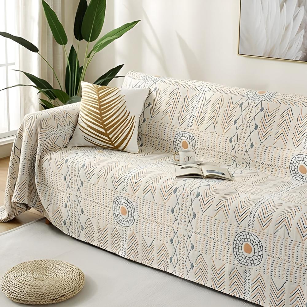 Reversible Cotton Throw Blanket – Soft Dual-Sided Design for Cozy Comfort, 50 x 60 Inches 0