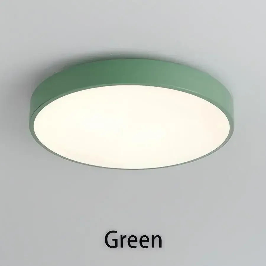 Variant image for Modern LED Ceiling Light with Remote Control – Dimmable Round Lamp for Living Room, Bedroom, and Kitchen-1