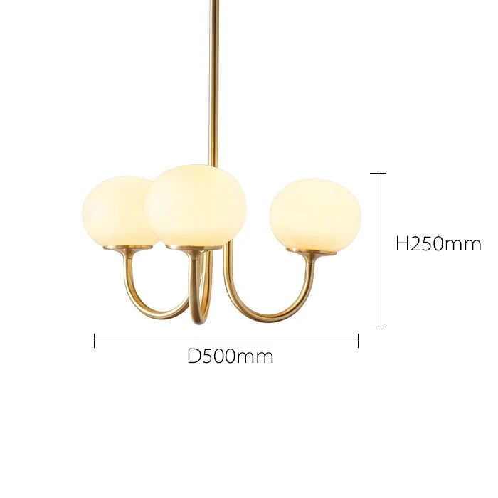 Variant image for Nordic Designer Pink Chandelier Light for Children's Room – Warm Romantic Lighting-3