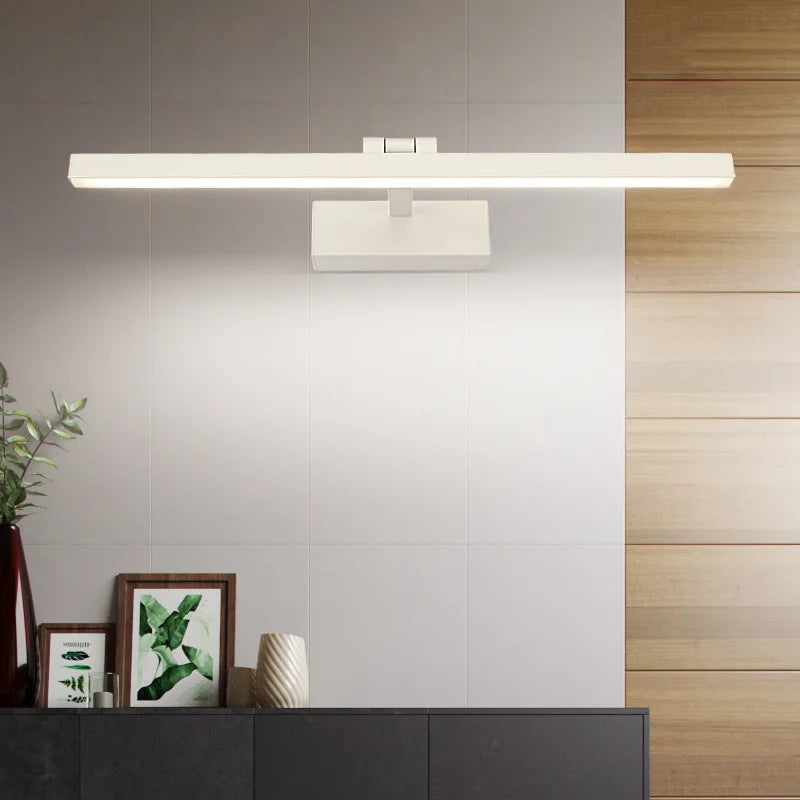 Modern Waterproof LED Bathroom Wall Lamp – Adjustable Size, Acrylic and Aluminum Wall Sconce Lighting, Warm & Cold White Options-3